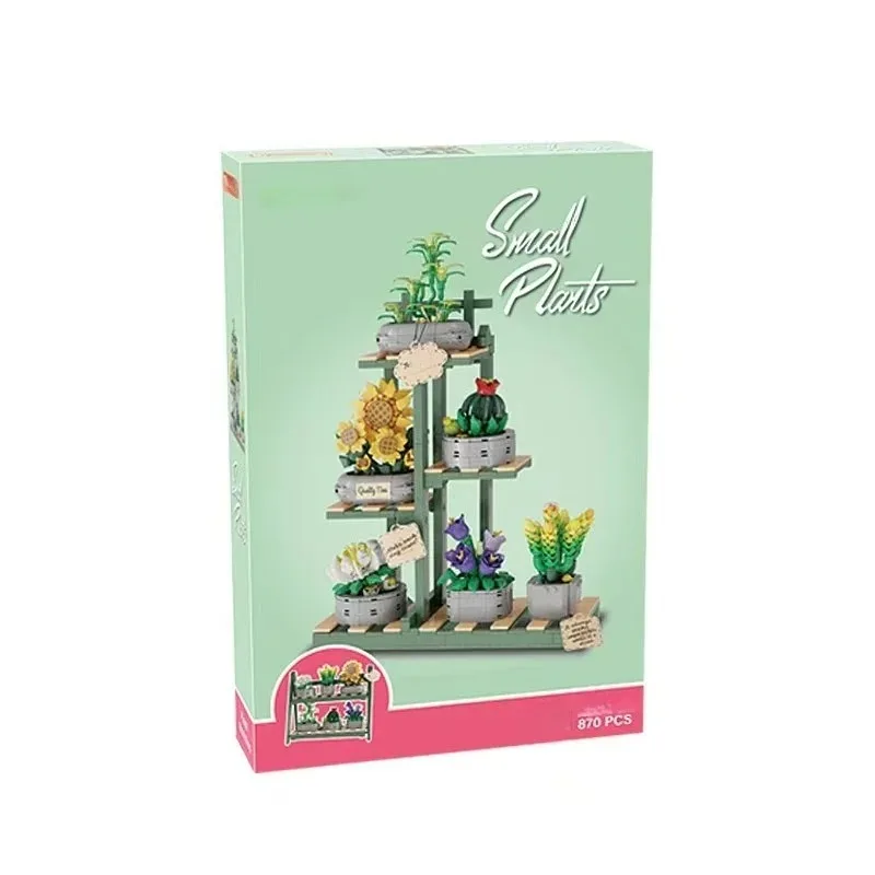 Building Blocks Flowers Bouquet Set Flowers Models Home Decor Botanical Collection Bricks Toys for Adults Mother's Day Christmas view 3