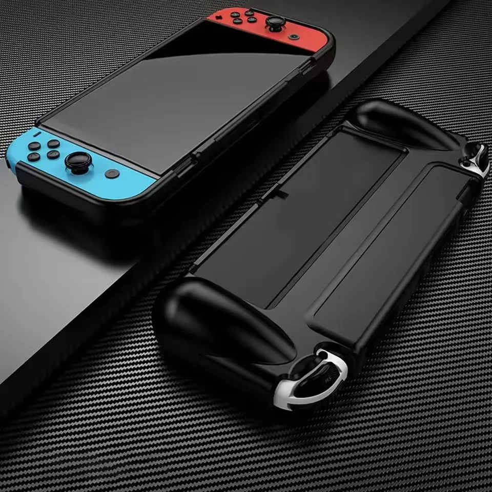 

For Switch OLED Game Console Protective Case Anti Fall And Anti Slip Intelligent Integrated All Inclusive Silicone Soft Shell
