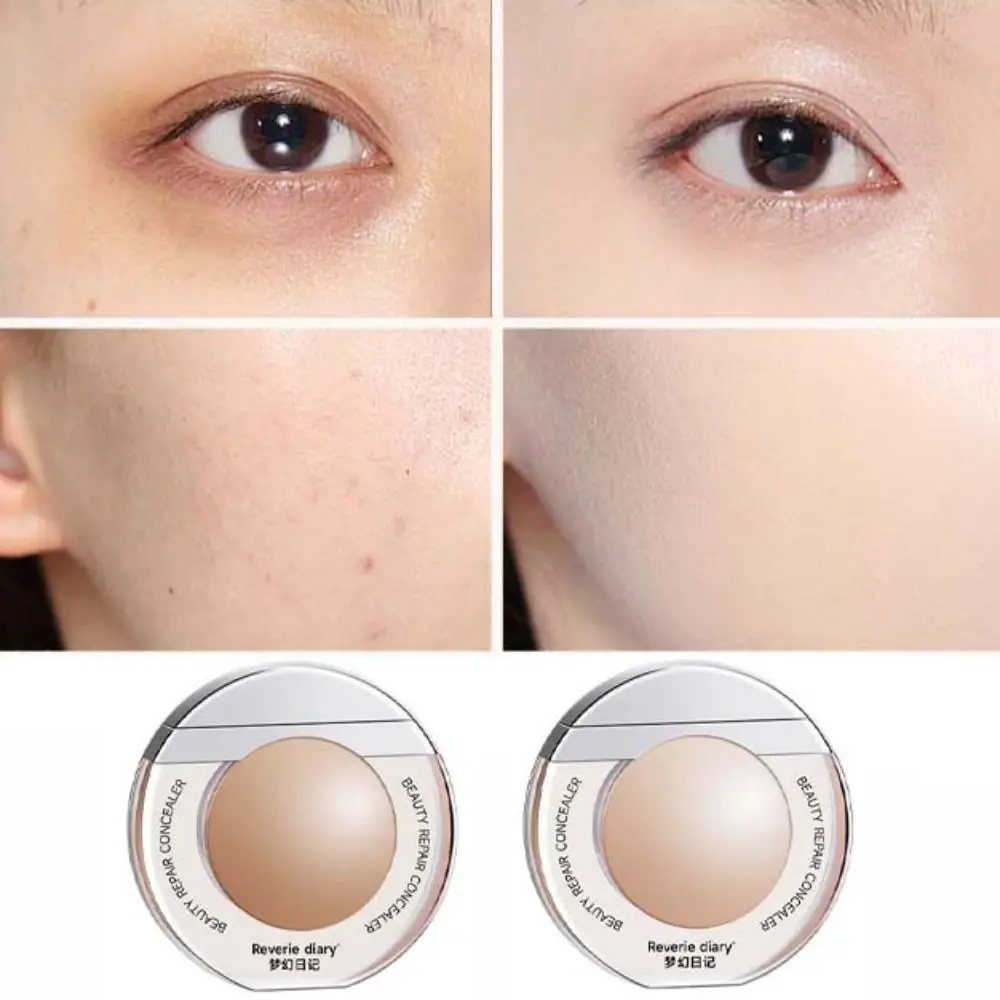 Base correctora resistente al agua, crema para embellecer el tono de la piel, corrector de ojeras de larga duración, cubierta mate para marcas de acné