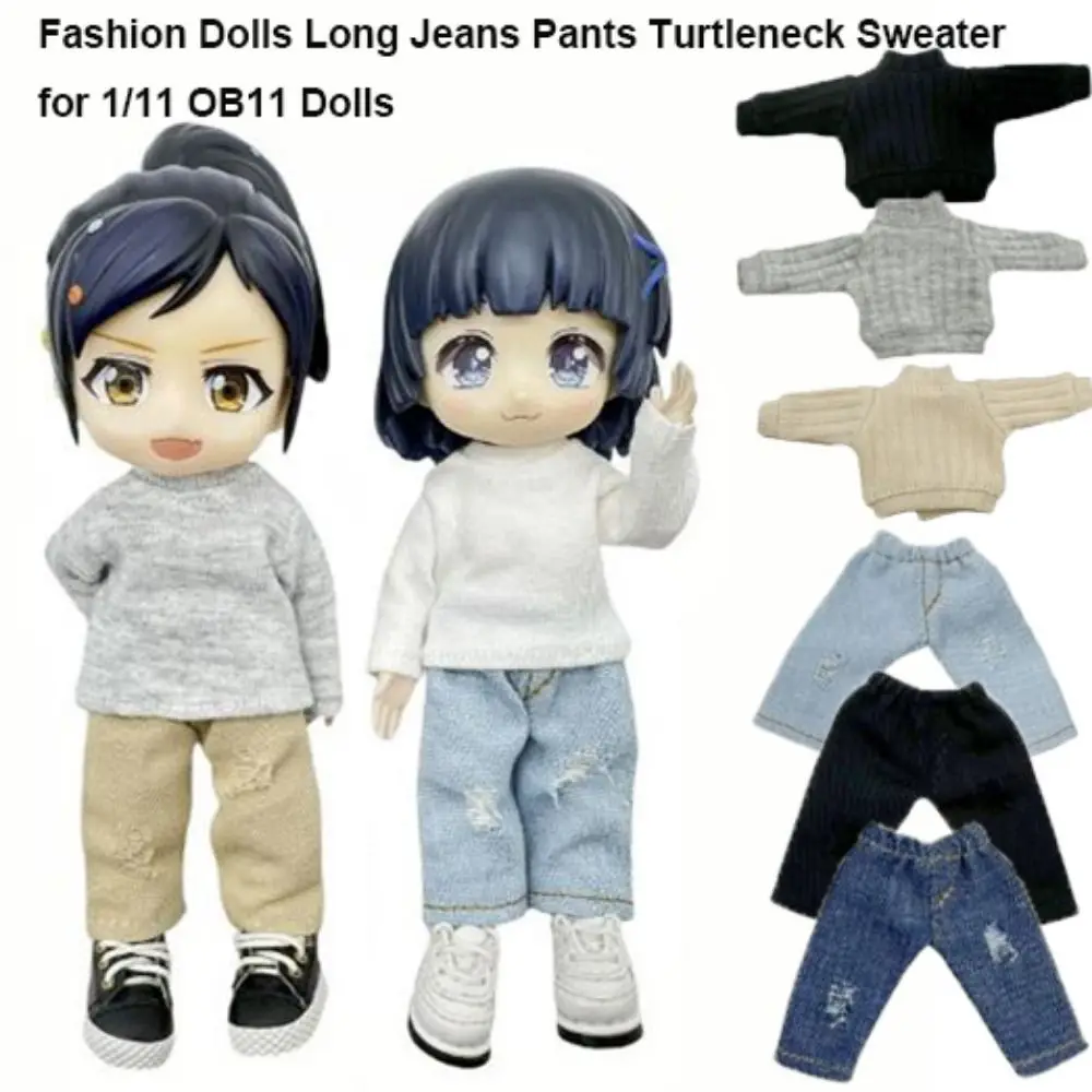 

Fashion Dolls Long Jeans Pants 5 Colors DIY Handmake Cave Pants Leggings Casual Wears Clothes Accessories