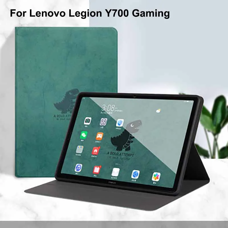 

Тонкий ретро-чехол из искусственной кожи с подставкой для Lenovo Legion Y700, чехол для игрового планшета 8,8 дюйма для Legion Pad Y 700, чехол для планшета