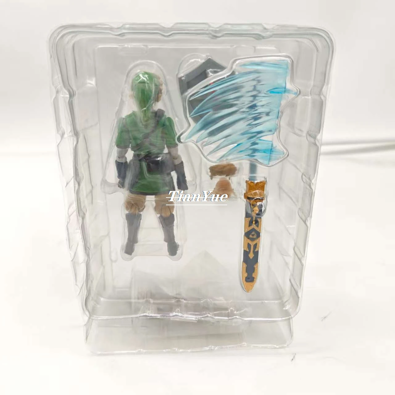 لينك Skyward Sword figma 153 مجموعة ألعاب مفصلية من مادة PVC مقاس 14 سم #5
