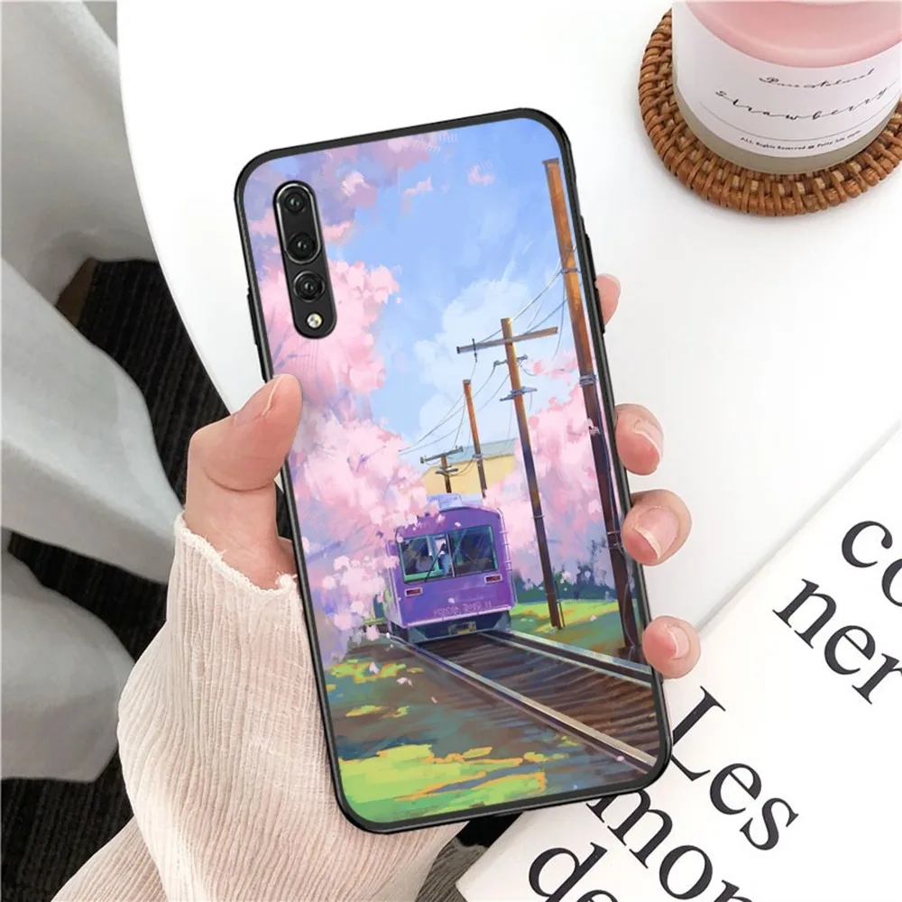 Japan train Phone Case For Huawei P 8 9 10 20 30 40 50 Pro Lite Psmart Honor 10 lite 70 Mate 20lite