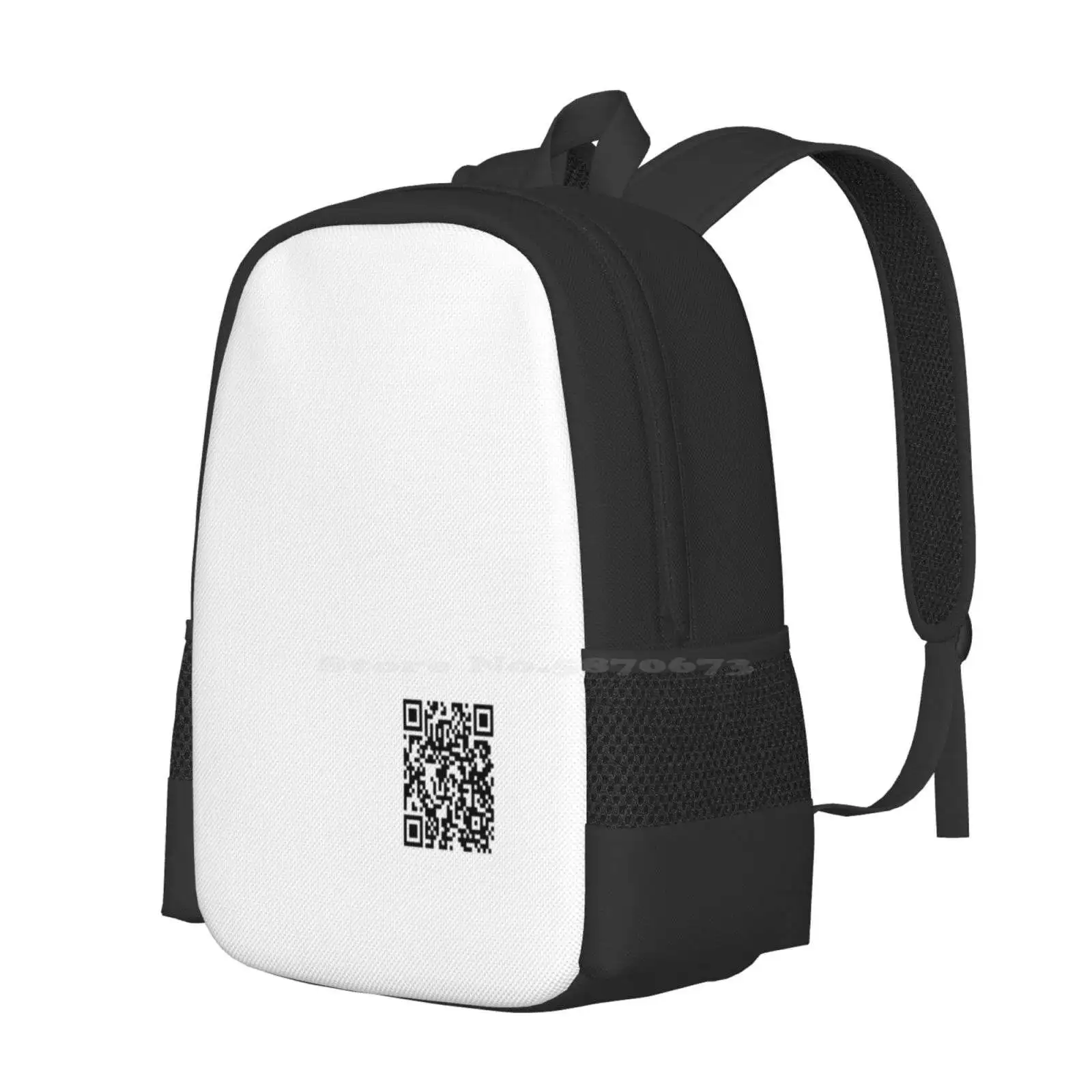 Rick Roll Qr Code Small Hot Sale Schoolbag Backpack Fashion Bags Qr Code Rick Roll Rick Astley Meme Never Gonna Give You Up