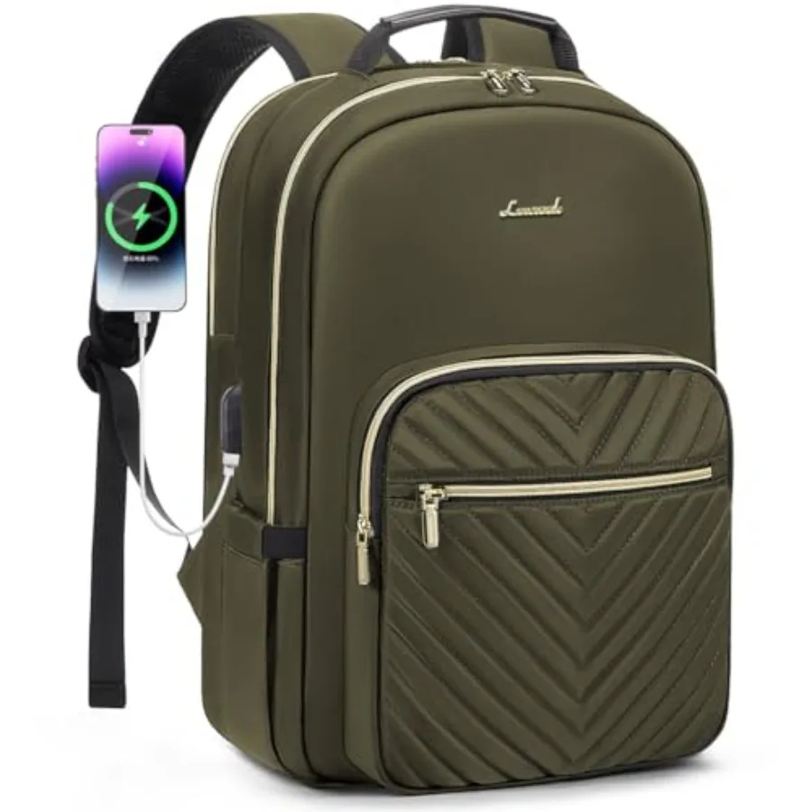Laptop Backpack for Women Cute Womens Travel Backpack Purse Professional Laptop Computer Bag Waterproof Work Business College T