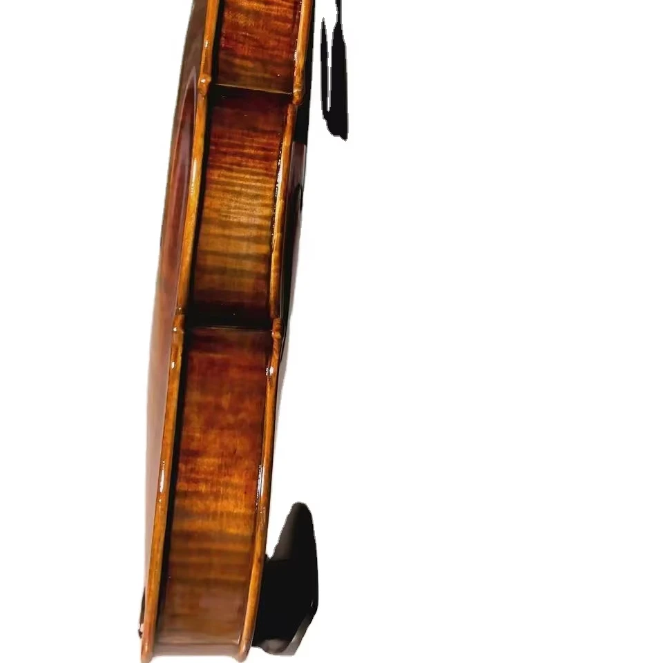 Antique-Style Handcrafted Acoustic Violin Spruce Top Solid Maple Back/Sides | Ebony Fingerboard Professional Performance