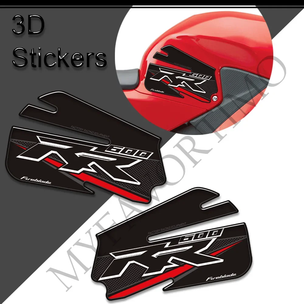 

For Honda CBR 600RR CBR600RR Tank Pad Grips Protector Stickers Decals Kit Knee Fireblade 2013 - 2016 2017 2018 2019 2020 2022