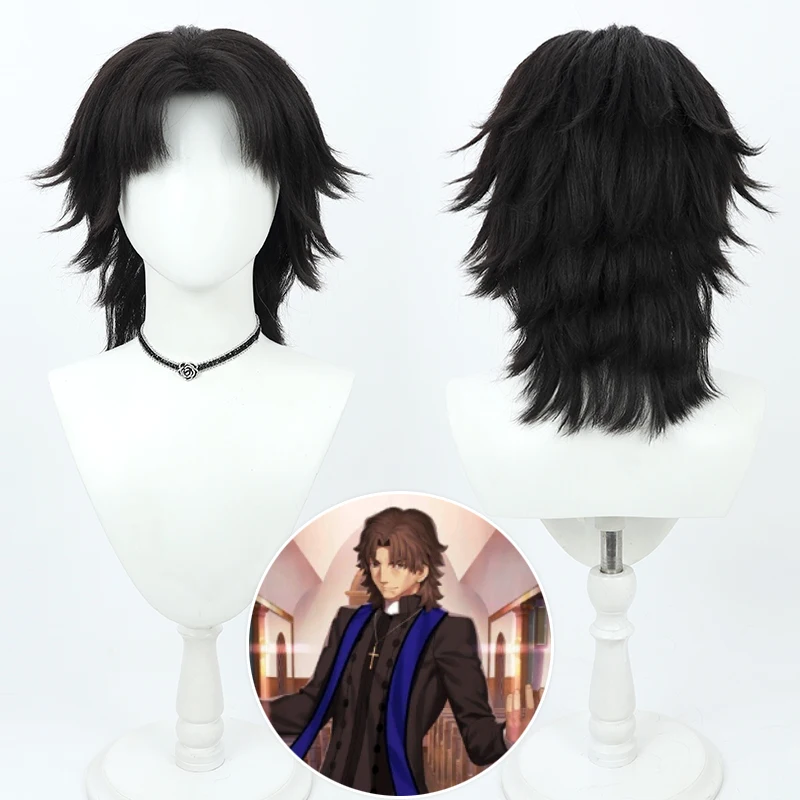 Anime Fate/Grand Order FGO Grigori Efimovich Rasputin Cosplay Wig Heat Resistance Fibre Wig