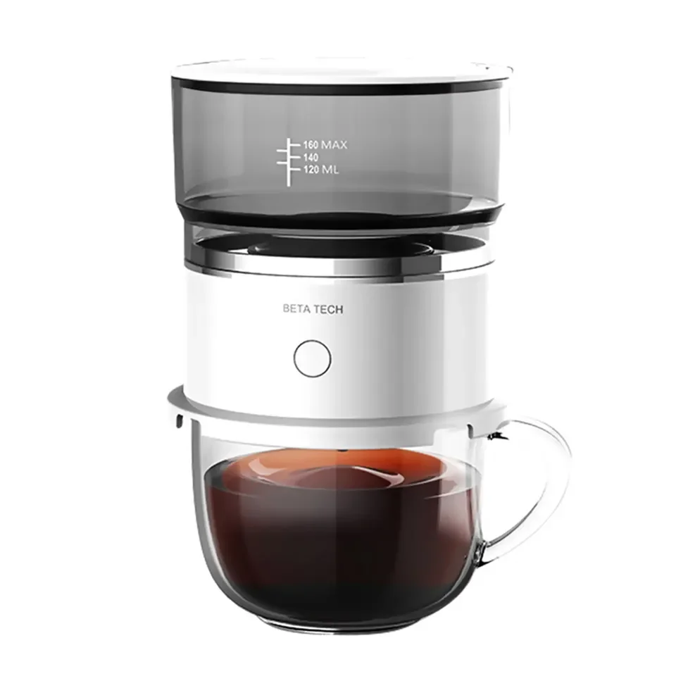 Portable Coffee Machine Automatic Battery Hand Drip Coffee Maker Machine Coffee Powder Companion Cafetera Espresso Machine Home