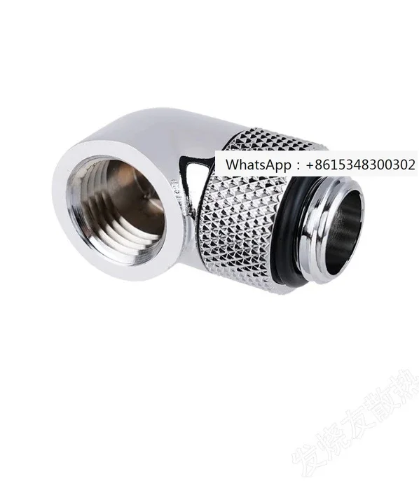 

G1/4 "black/shiny silver/white/gold 90 degree rotary adapter swivel elbow TWT90-v2.5