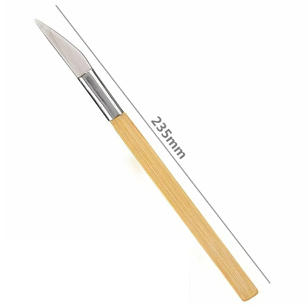 Jewelry Polisher Craft Polishing Tool Agate Burnish Knife With Handle Agate Burnisher for Gold Silver Jewelry Polishing Tools view 5
