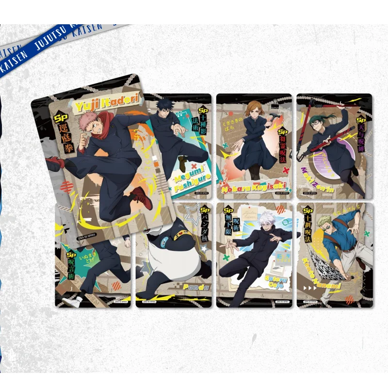 Jujutsu Kaisen Anime Card Overseas English Anime Collectible Trading Cards  Yuji Itadori Satoru Gojo Character Card holiday Gift
