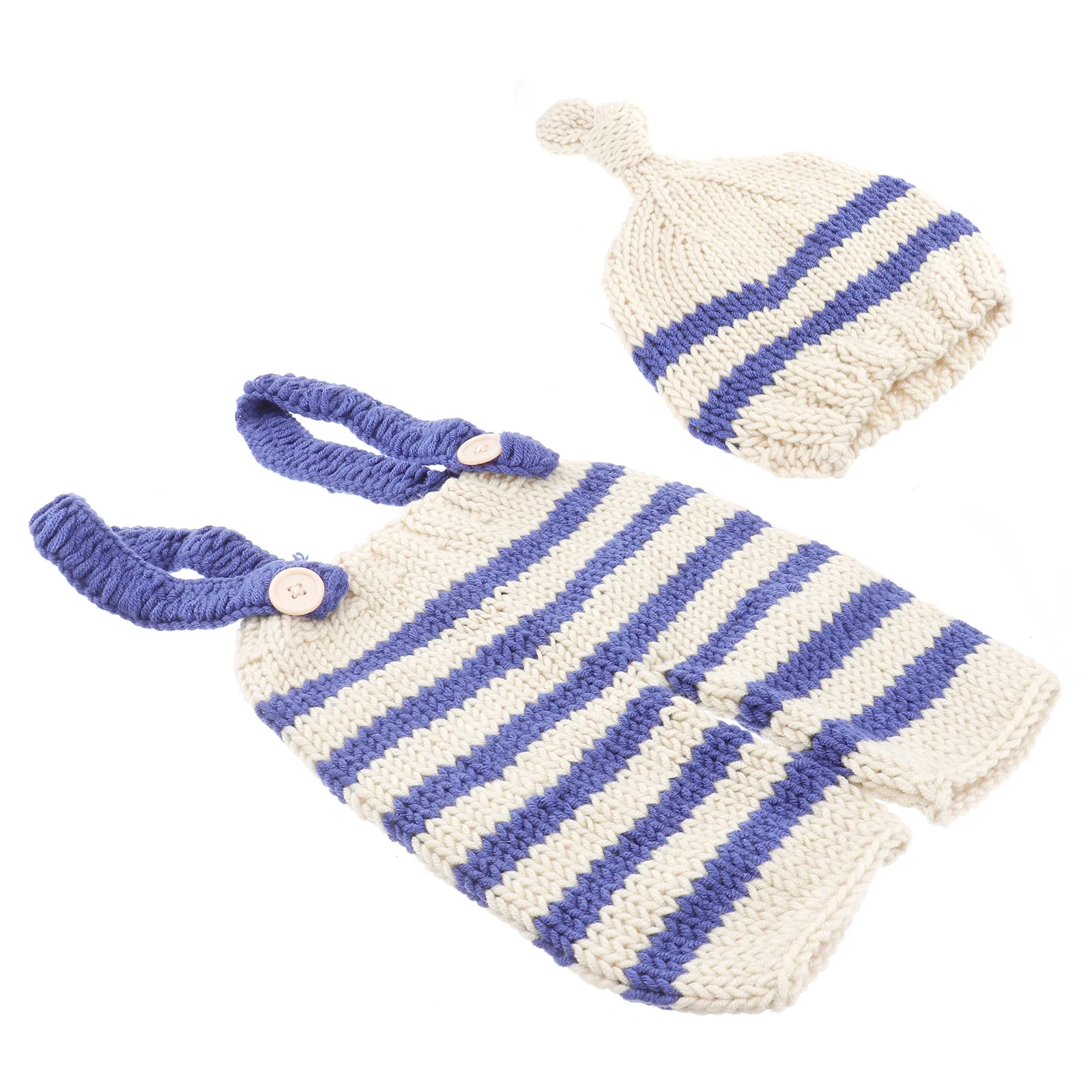 مجموعة أزياء لحديثي الولادة من دعائم صور الأطفال المحبوكة يدويًا، مادة ممتازة لالتقاط الصور الفوتوغرافية التي لا تُنسى وحفلات العطلات #5