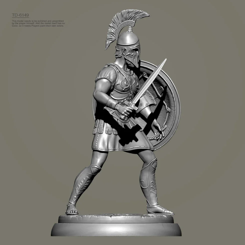 38mm 50mm 75mm Resin Soldier model kits figure colorless and self-assembled （3D Printing ）TD-6149/3D