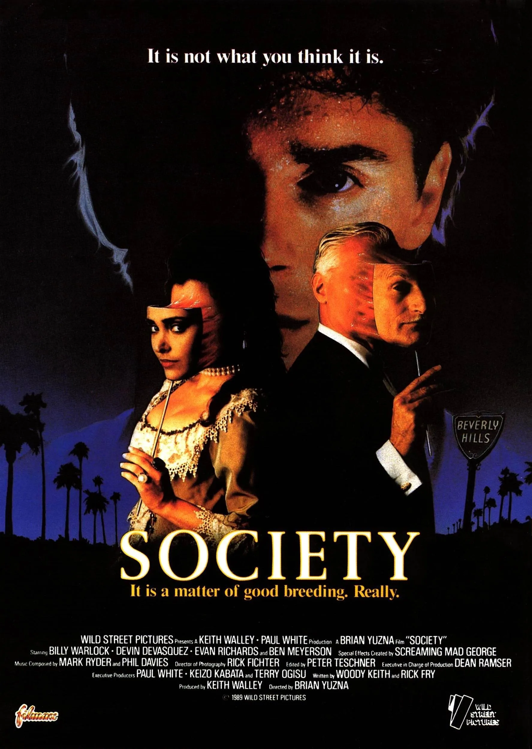 Movie Society (1989) silk Poster Decorative Wall Painting