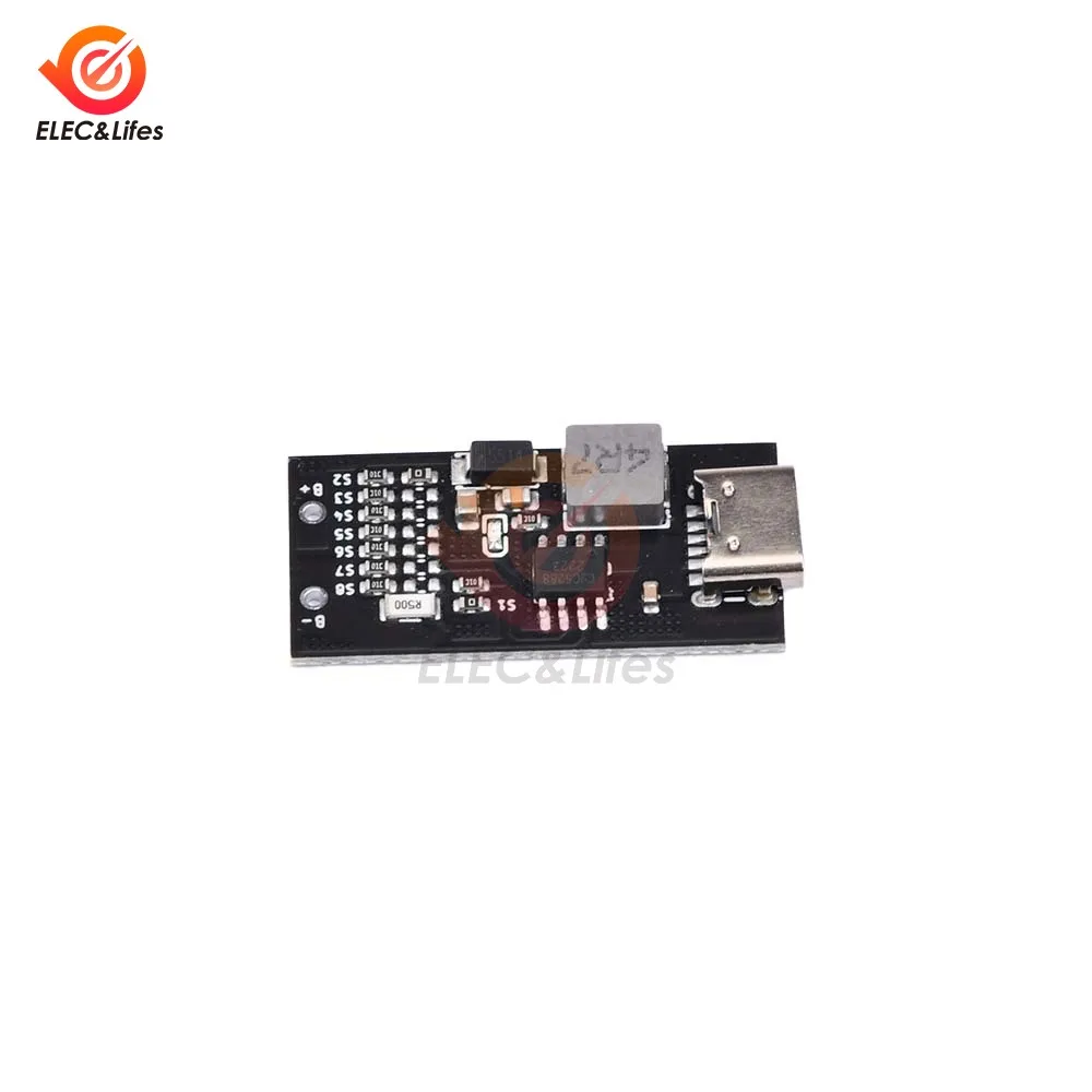 Type-C CJC5288 リチウム電池充電保護ボードモジュール バッテリー充電モジュール DC 5V 1S 2S 3S 4S 5S 6S 7S 8S