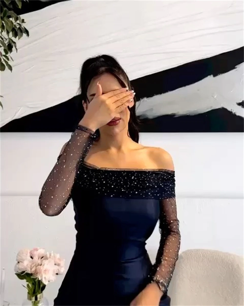 Customized Jiayigong  High QualitOff-the-shoulder Mermaid Cocktail Draped S Occasion Evening Gown dresses for women 2023  فساتين