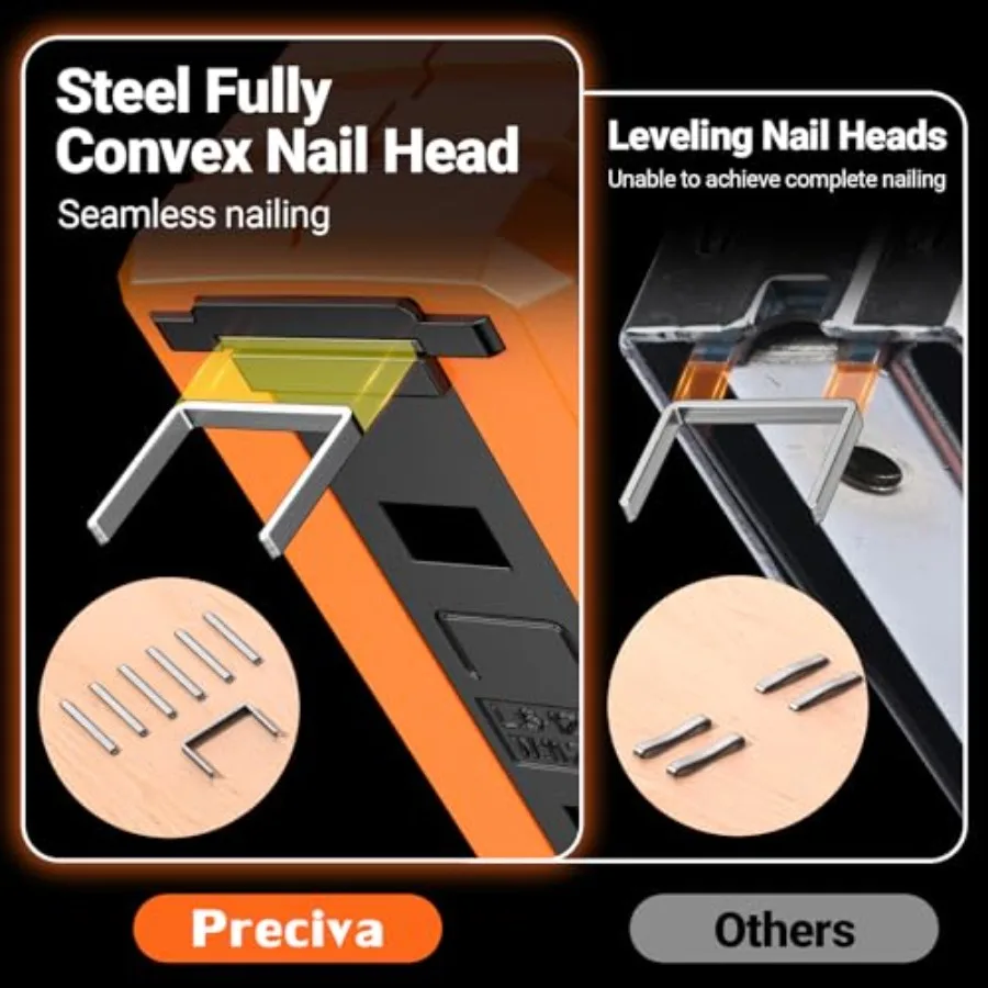 مسدس التيلة الثقيلة للخشب مع 1800 قطعة دبابيس 3 في 1 مسدس دباسة يدوي للحرف الخشبية والأثاث والنسيج DIY