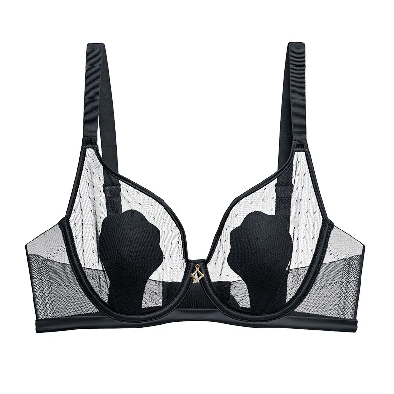 

Cute Cat Claw Cup Push Up Bra Women Steel Ring Underwire Underwear Sexy Bras Transparent Pretty Lace Brassiere Everyday Dot Bras