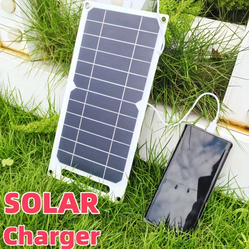 5V 6W Portable Solar Panel USB Charger Monocrystalline Foldable Waterproof For Phone Power Bank Outdoor Camping