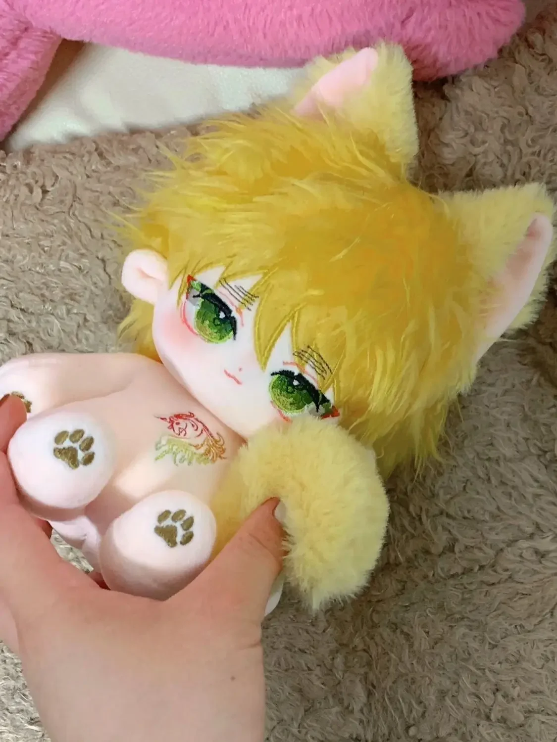 

20cm Anime Attribute Arthur Kirkland Cosplay Handsome Boy Figure Plush Doll Cotton Body Dress Up Clothes Outfit Stuffed Toys