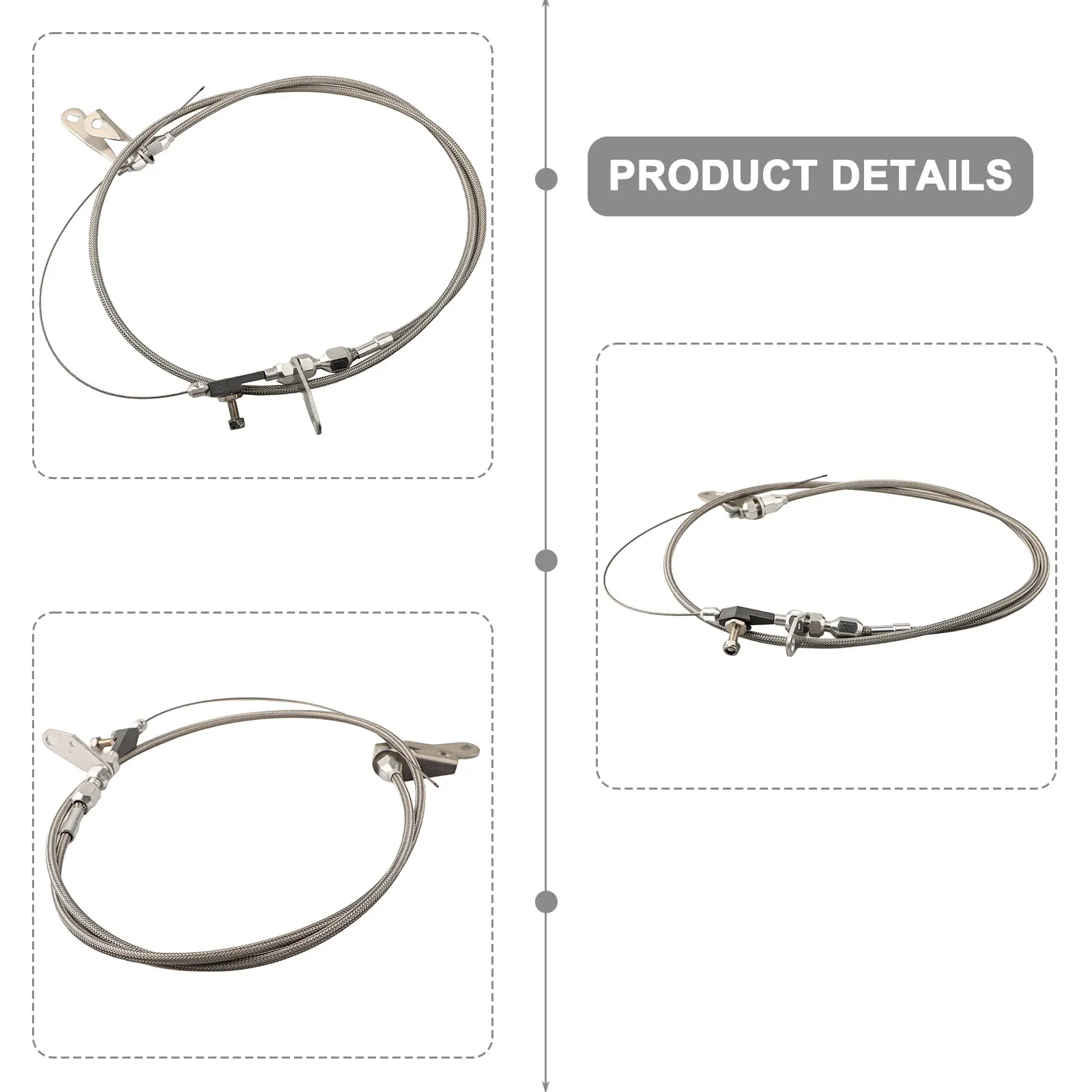 High Performance Cable As Shown In The Figure Braided Kickdown Cable Lightweight Structure Transmission Maintenance