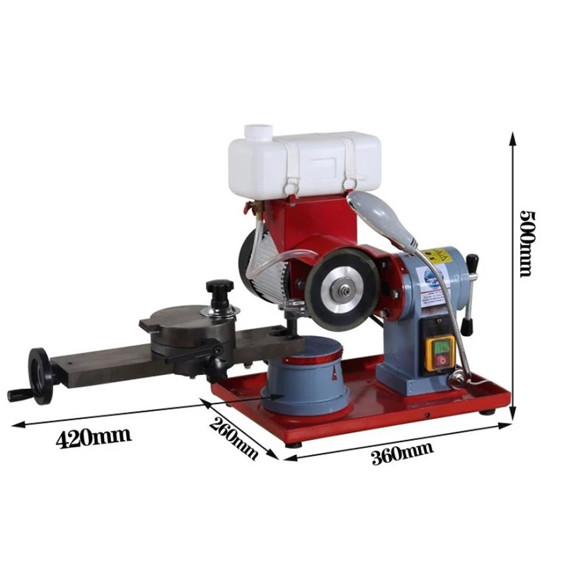 5 Inch 370W Circular Saw Blade Grinder Sharpener Machine Wheel Rotary Angle Mill Grinding for Carbide Tipped Saw Blades