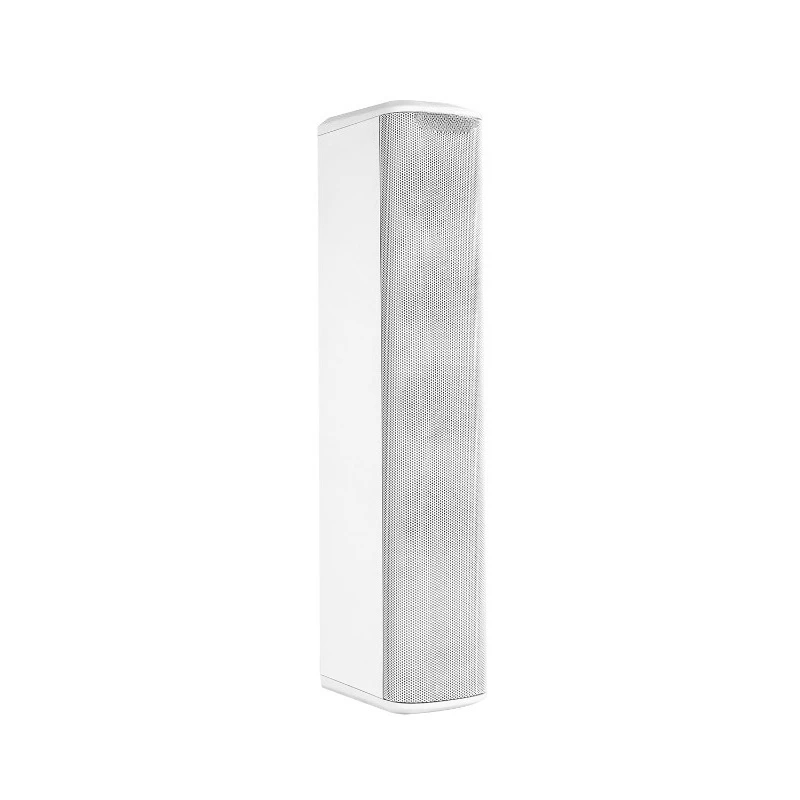 160W array column speakers with ferrite driver and IP55 ABS cabinet for acoustic column speakers in architectural spaces