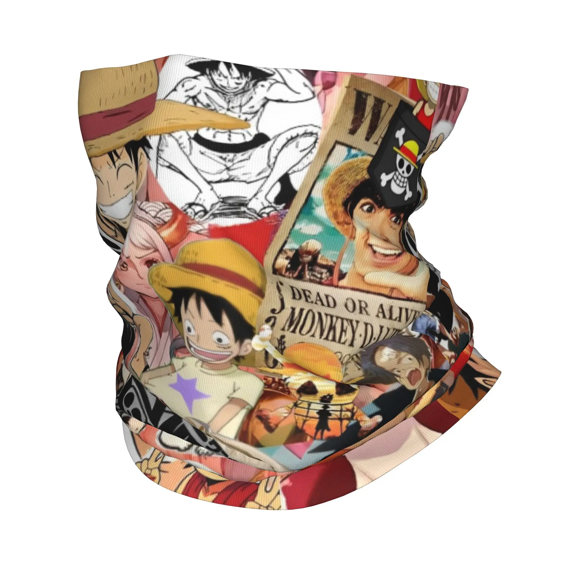 

one piece anime manga luffy Merchandise Bandana Neck Cover Wrap Scarf Multifunctional Cycling Balaclava for Men Women Windproof