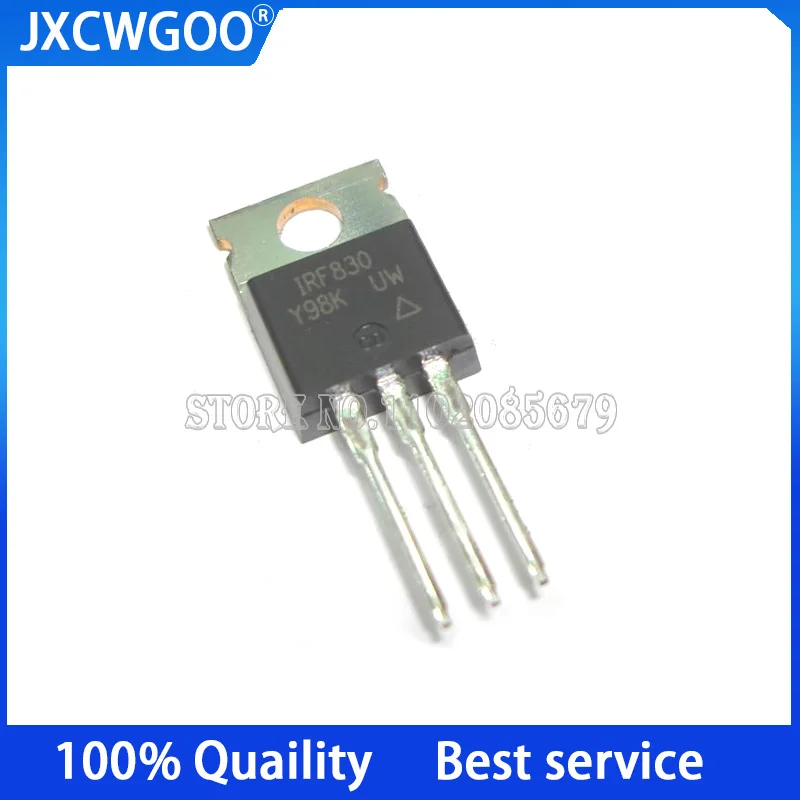 10PCS IRF830PBF IRF830 TO-220  500V 4.5a triode MOS FET  New original