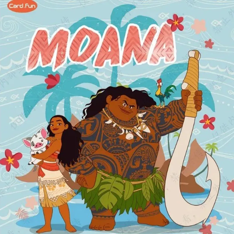 New product Moana Adventure Journey Collection Card Return Card from Long Voyage Toys Gifts Birthday present Christmas Gift