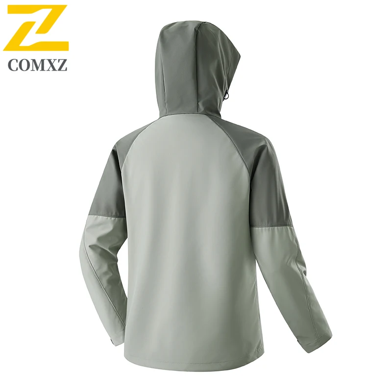 Men's Waterproof Fly Fishing Jacket Autumn Single-layer Breathable Windproof Windbreaker Hunting Skiing Soft Shell Storm Coat