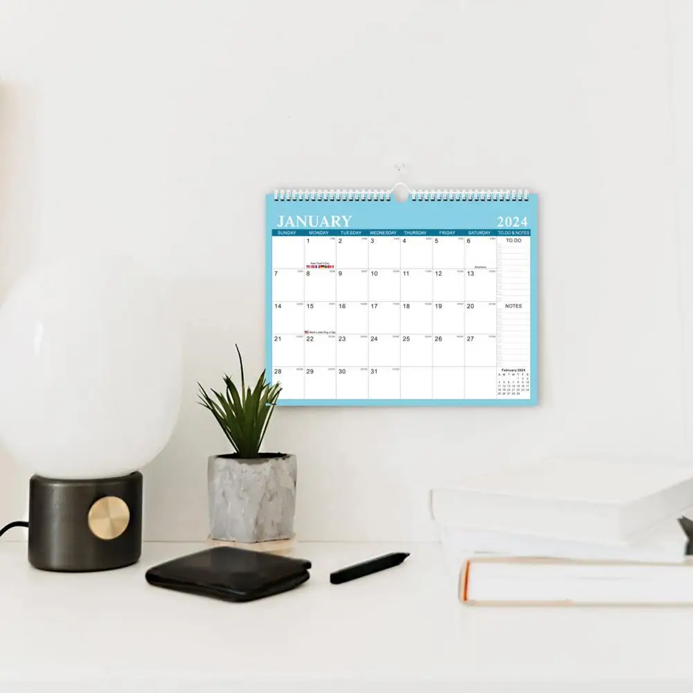 Годовой планировщик с дополнительными месяцами, настенный календарь 2024-2025 2024-2025, настенный календарь, английский планировщик управления временем для дома и офиса