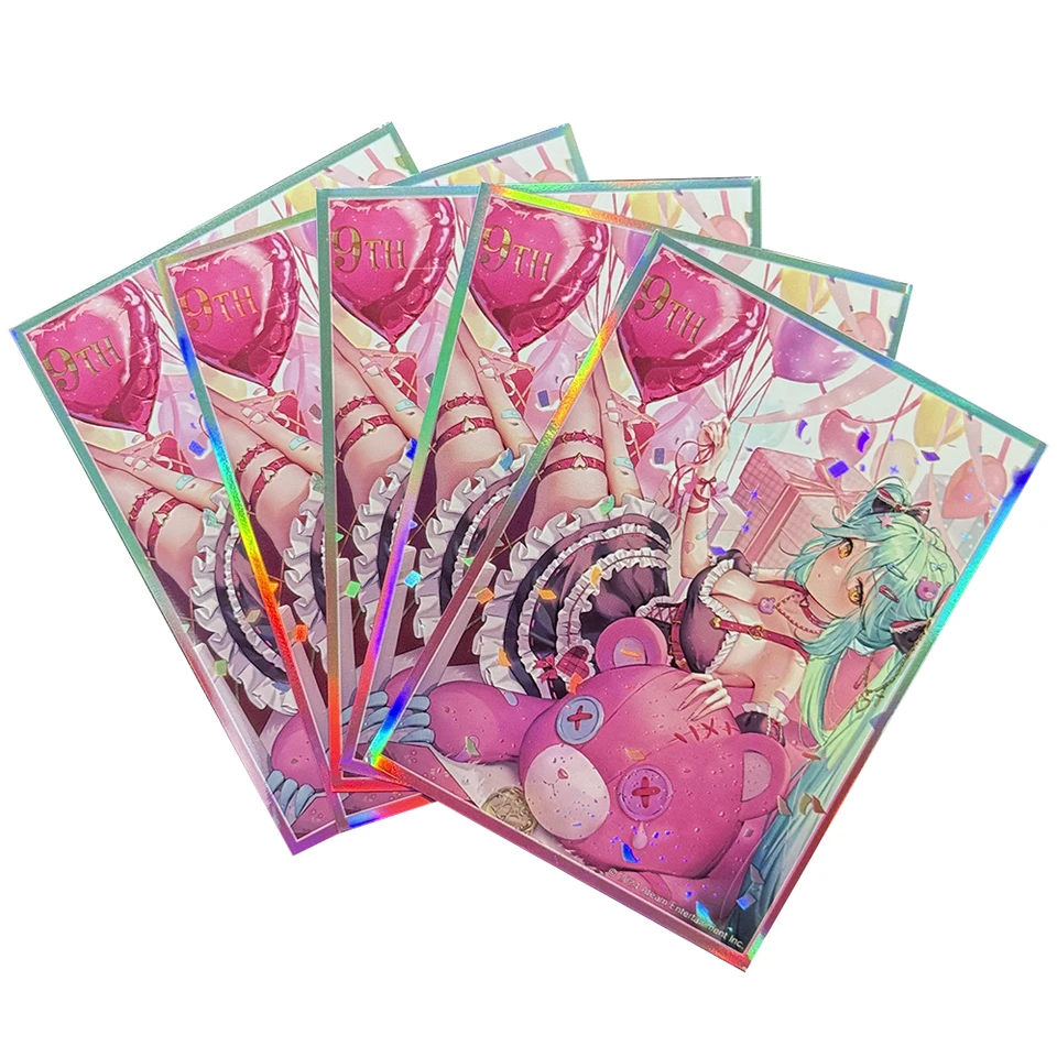 60PCS Foil Hatsune Miku Card Sleeves Holographic Anime Cute Standard Size Card Protectors Table Game Protective Cover 67x92mm - AliExpress 60PCS Foil Hatsune Miku Card Sleeves Holographic Anime Cute Standard Size Card Protectors Table Game Protective Cover 67x92mm - AliExpress
