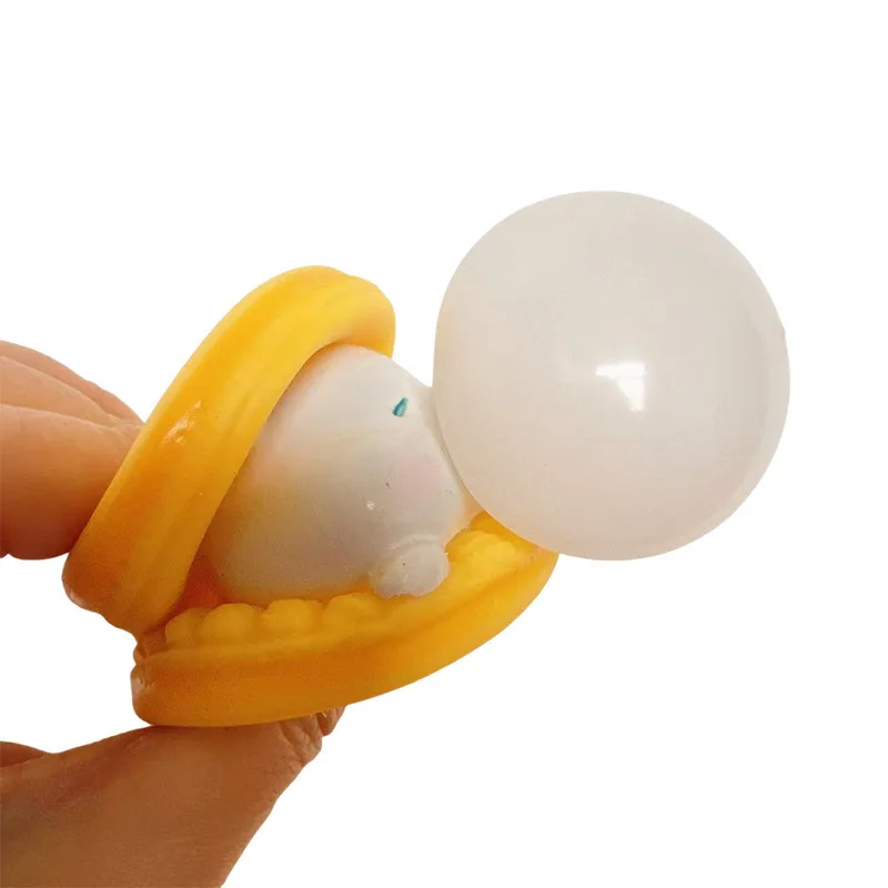 Creative Cute Animal Spit Bubble Burger Stress Relief Pinch Toy Anti-stress Relief Squeeze Toy Sensory Vent Squeeze Toy Gifts