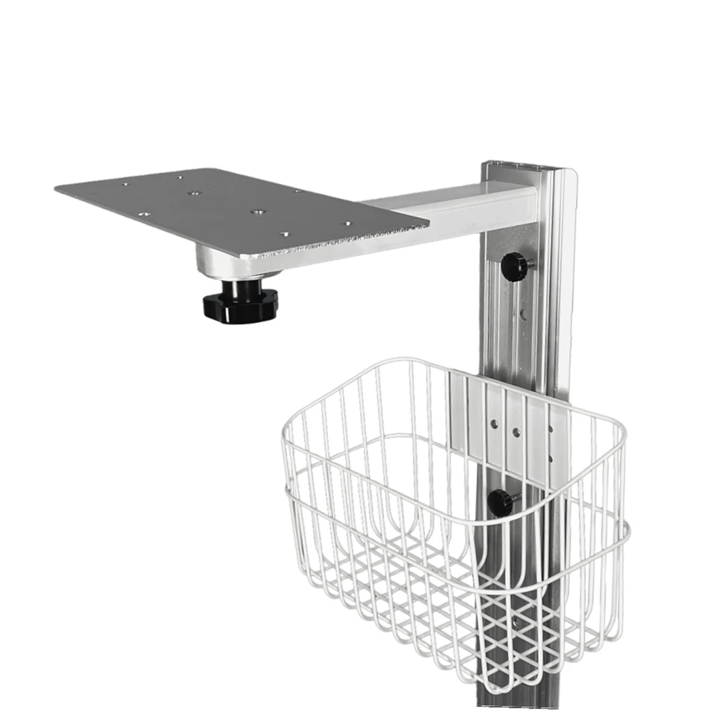 Medical furniture aluminum alloy plug-in plate wall mount stand patient monitor wall mount with bracket