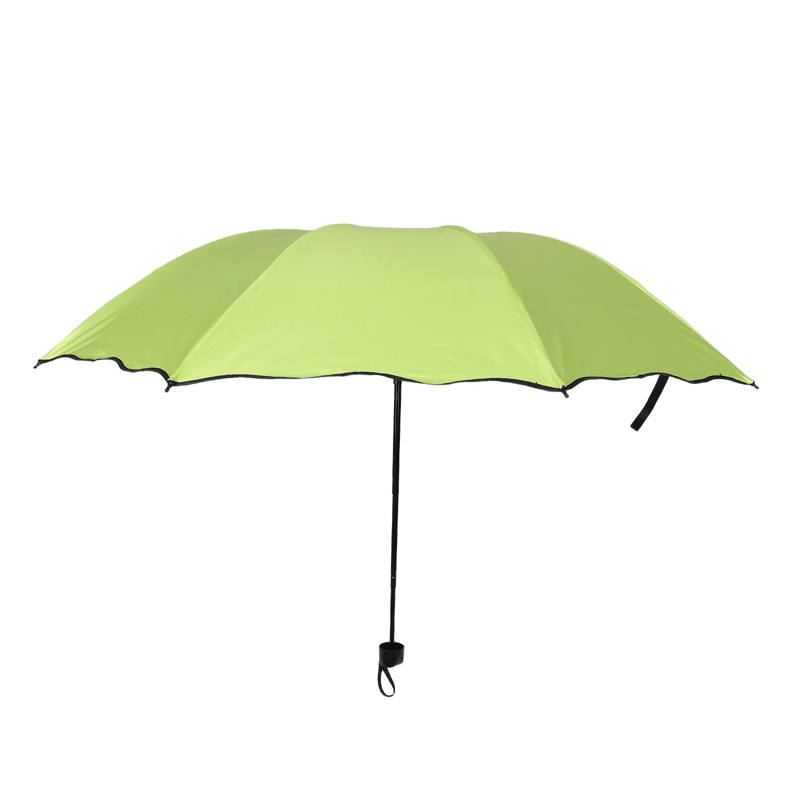 

Color Changing Umbrella Compact Sun Rain Travel Folding Windproof Parasol UV Protection Portable Small Lightweight ThreeFold