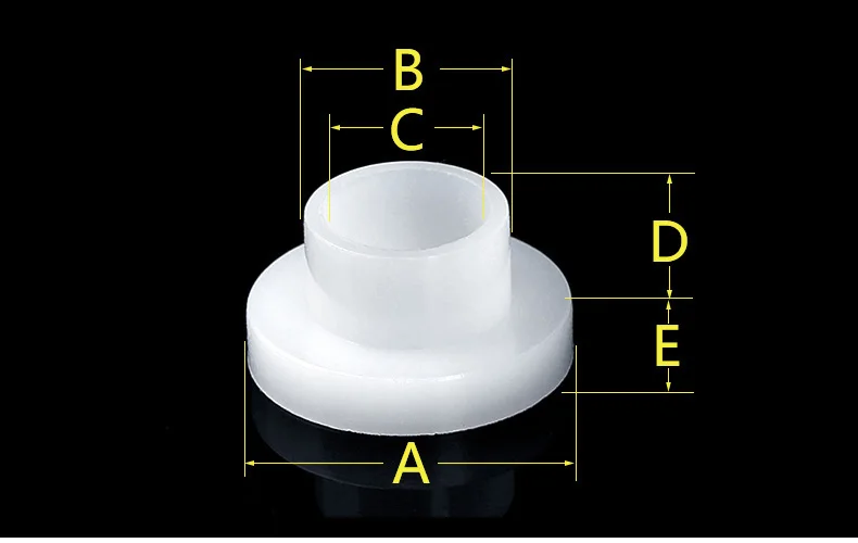 Kunststoffs cheibe Nylon Transistor Dichtung der Schritt T-Typ Isolation Distanz stück Schrauben gewindes chutz m3 m4 m5 m6 m8 m10 m12 m14 m16mm – Detail 2