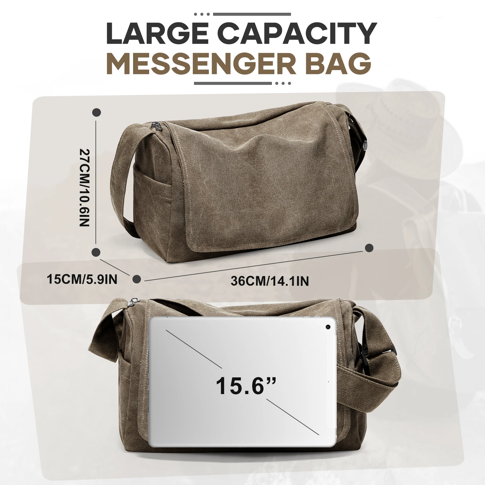 Vintage Erkek Omuz Çantası Pos - Laptop Accessories Box incelemesi ve fiyatı