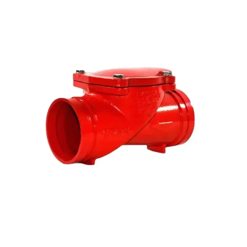 HYF-ZHF-02 Slot Type Rubber Disc Check Valve Clamp Connection Fire Check Valve