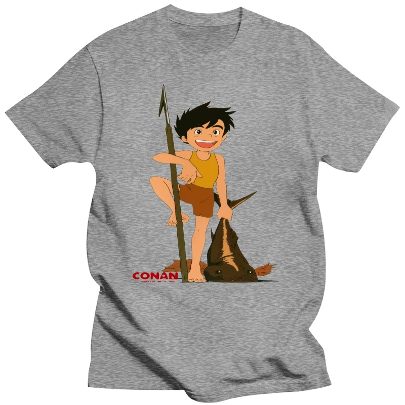 Mesh T-Shirt Future Boy Conan Carton Years 80 - 1-S-M-L - Xl Printing Tee Shirt