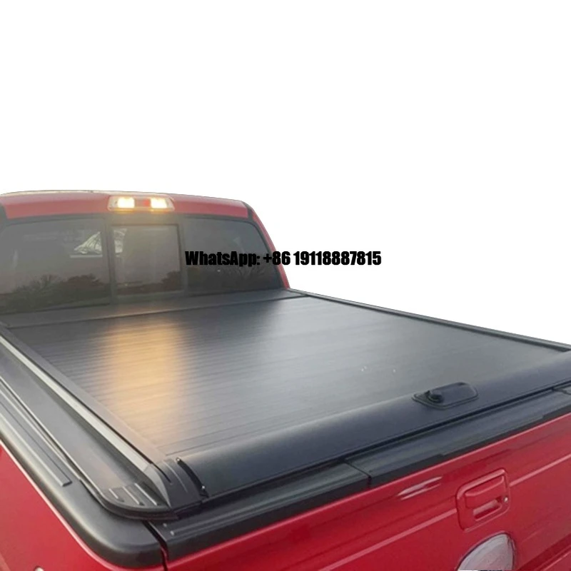 

Wildfront Retractable Waterproof Locking Roller Shutter Lid Tonneau Cover for Colorado Canyon F-150 50 Ram 1500