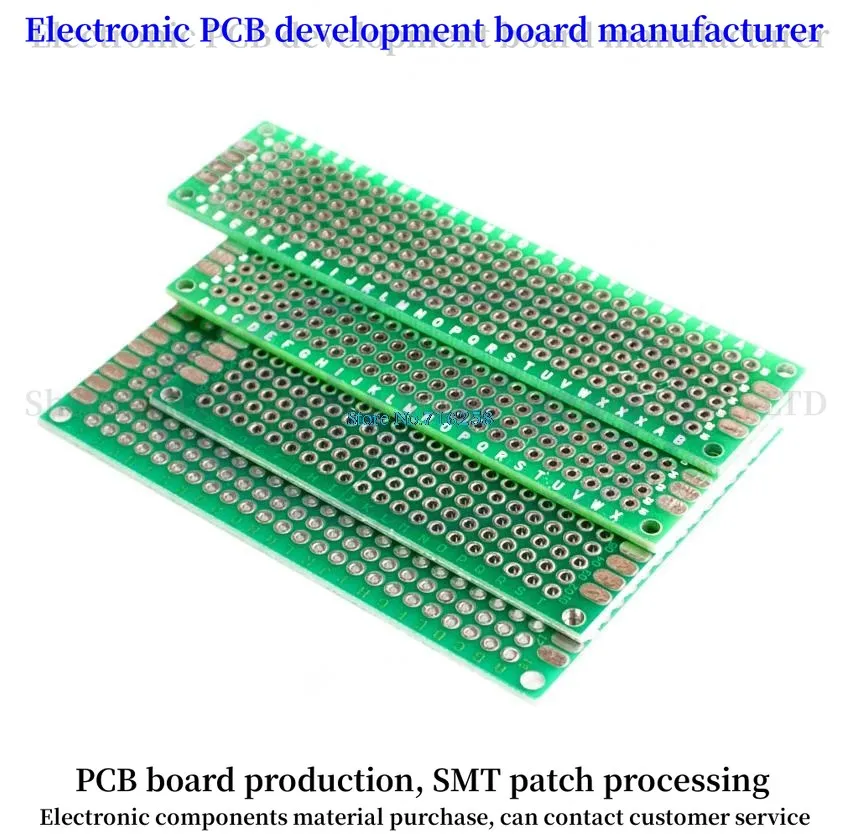 

20 шт. 5x7 4x6 3x7 2x8 см двухсторонний медный Прототип pcb универсальная плата для