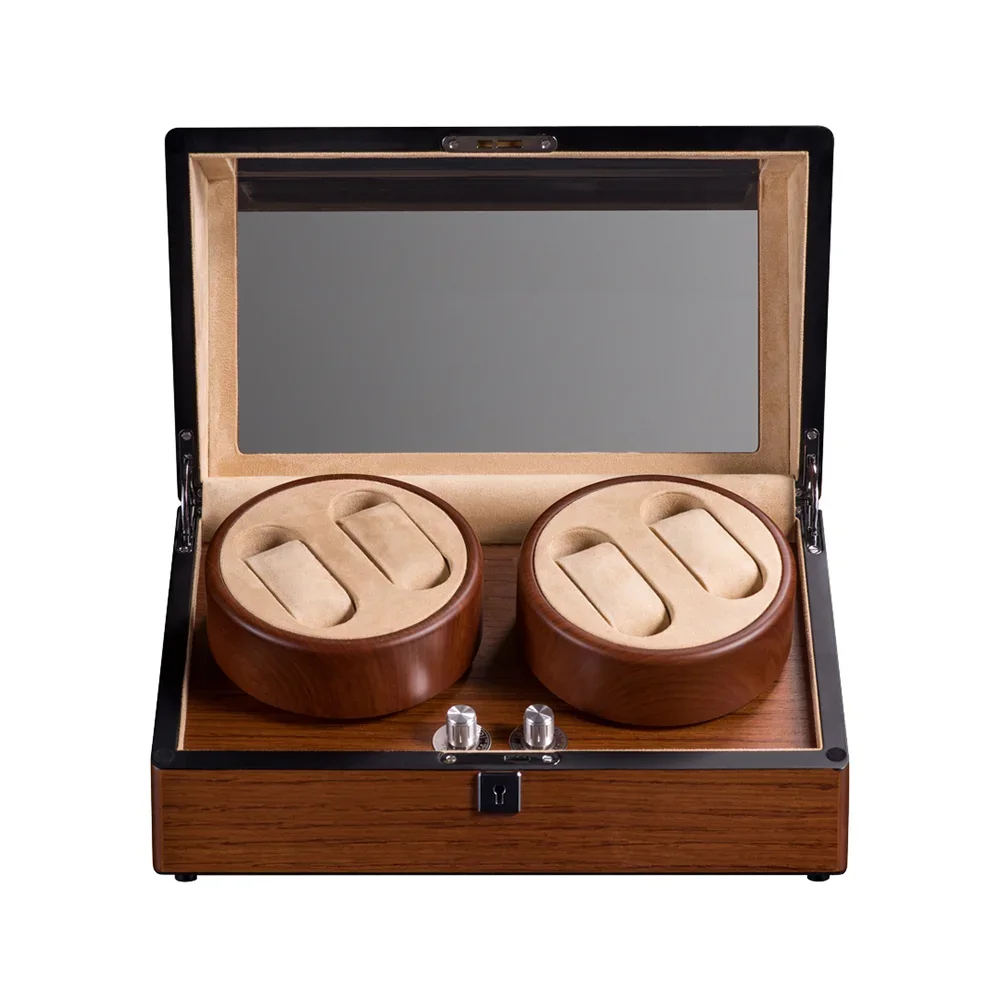 Display Auto Turn Watch Box Shopping Mall Couple Rotating Watch Winder Box Automatic