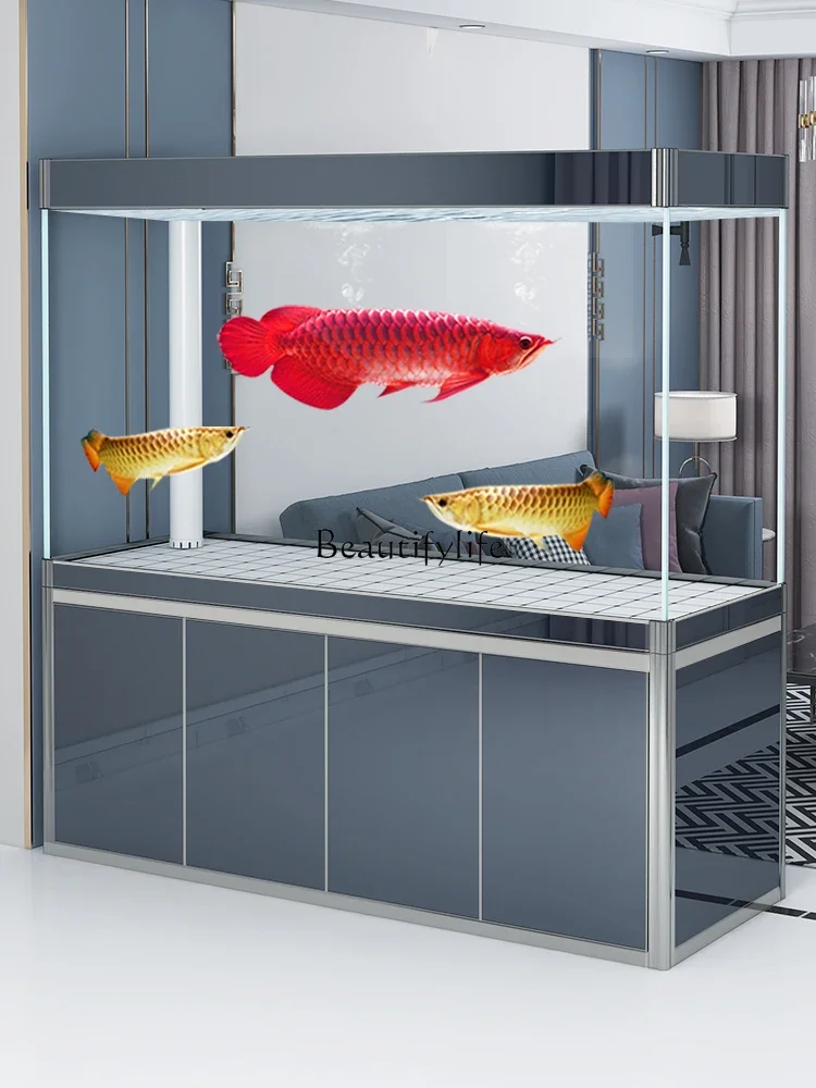 

yj9 Household Living Room Small Screen Bottom Filter Aquarium Bottom Filter Super White Large