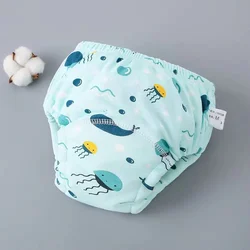 Infant baby training pants washable ecological cotton newborn baby diaper learning pants baby cloth diapers breathable