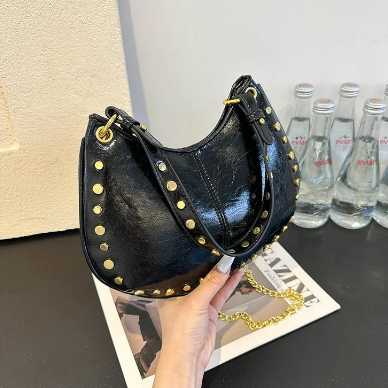 

Elegant Leather Women's Crossbody Bag High-End Luxury Brand Famous Designer Modern Trendy Vintage Commuter Daily Bag​