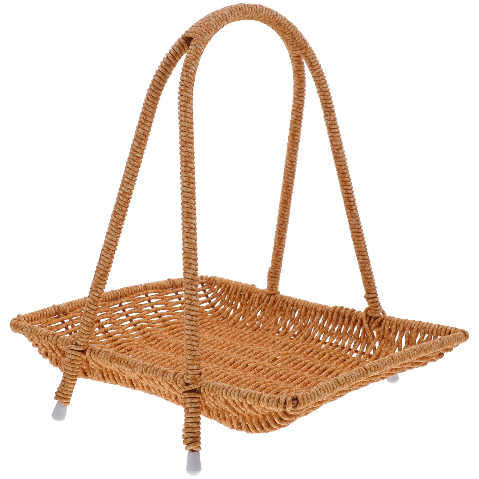 

Practical Snack Storage Basket PP Material Simple Design Retro Smooth Kitchen Living Room Restaurant Bedroom Food Holder
