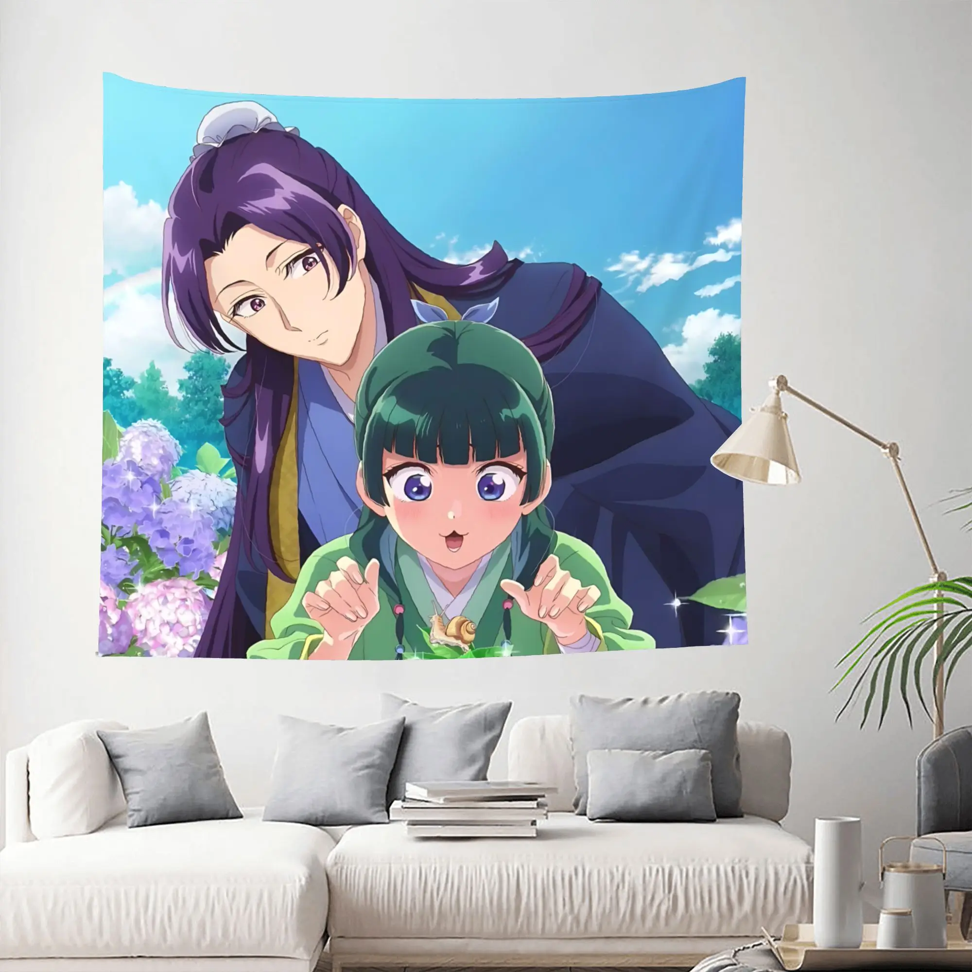 Customized The Apothecary MAOMAO cutecore Tapestry Bedroom Decoration  Wall Hanging Blanket Tapestry Cool Stuff For Room