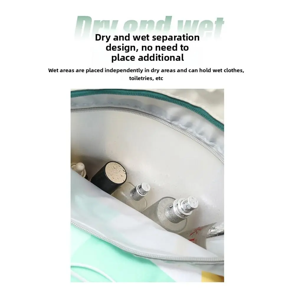 

Large Capacity Pickleball Bags Waterproof with Shoe Compartment Pickleball Tote Bag Dry-wet Separation Detachable Sports Handbag